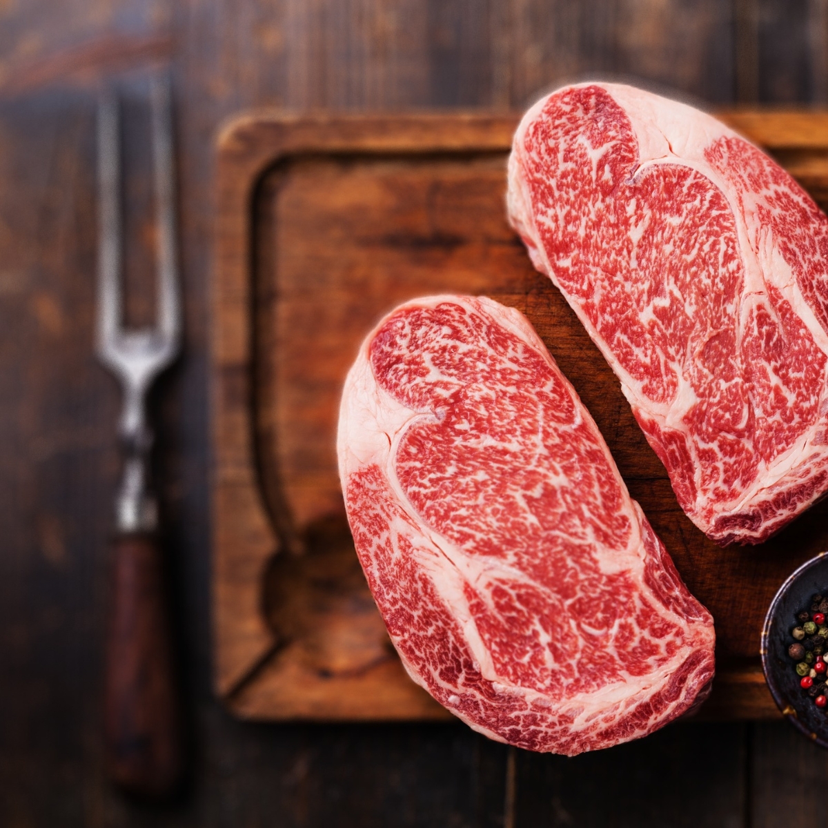 What is marbled meat