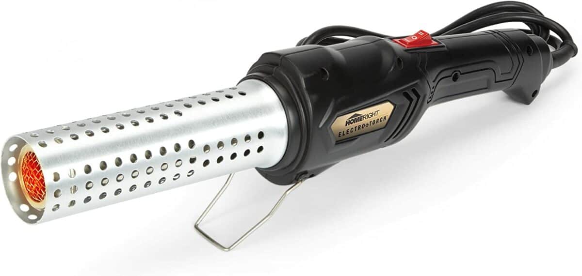 HomeRight Electro-Torch C900085 Fire Starter, Charcoal Starter and Lighter, BBQ Smoker, Grill Starter, Chemical Free Heated Air with Built-in Blower